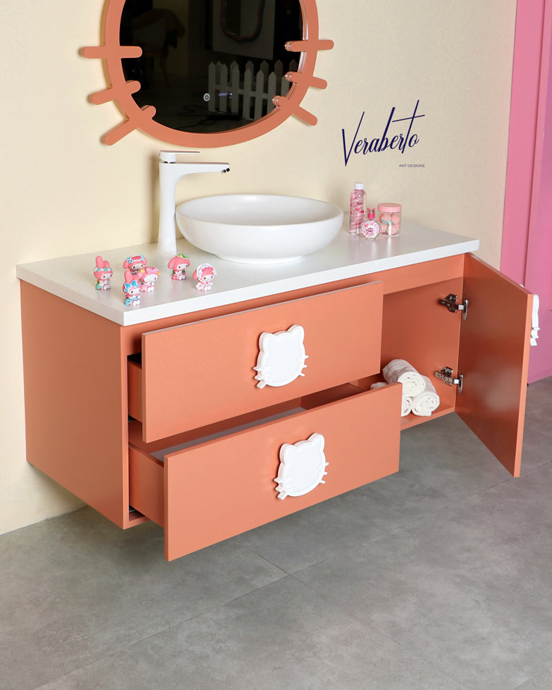 کابین روشویی کودکانه طرح کیتی - Image 3